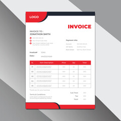 Invoce design template