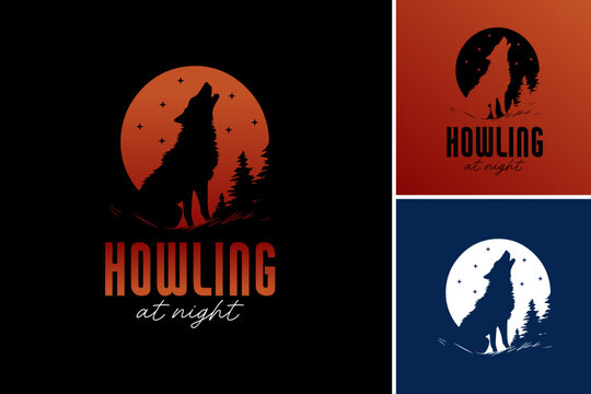 Howling at night by theretofore is a captivating and haunting illustration depicting a wolf howling under the moon. It's perfect for Halloween designs, posters, and dark-themed projects.