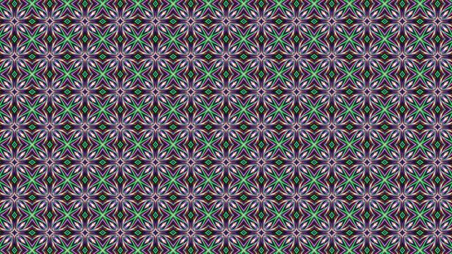 Glowing checkered background blinking, sparkling, vibrating. Abstract pattern flashing. Geometrical backdrop pulsating. Mosaic squarish ornament looping changes, transformation. 4K UHD 4096x2304