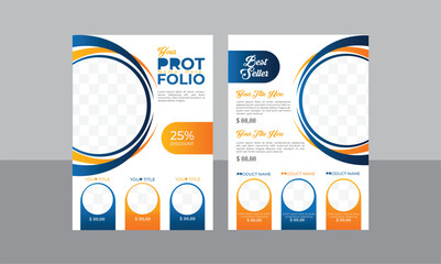 Modern Professional product catalog design template.