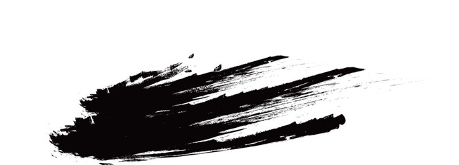 筆の質感。墨。インク。筆模様。筆の筆跡素材。ブラシストローク。