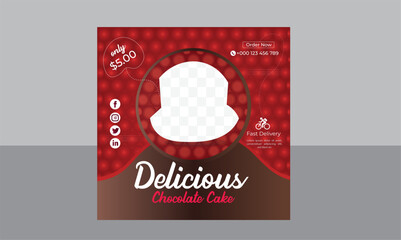 Food Social media design Template.