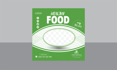 Food Social Media Design Template
