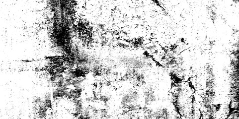 Obraz na płótnie Canvas Old dirty Dust Overlay Distress Grainy Old cracked concrete wall Texture of wall Dark grunge noise granules Black grainy texture isolated on white background. Scratched Grunge Urban Background.