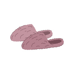 male man slippers cartoon. home feet, person pajamas, bathroom night male man slippers sign. isolated symbol vector illustration