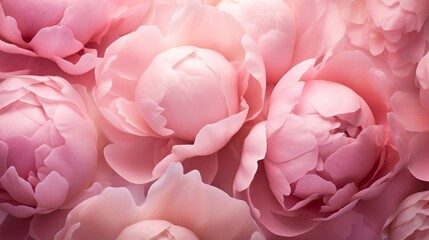 A macro shot of pink peony petals with stunning detail, ready to add a touch of elegance to your design as a textured background.