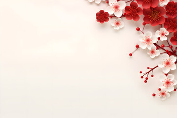 rose petals on a white background Grunge Floral Background 
