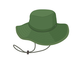 アウトドア帽子のベクターラスト