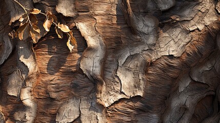 A mesmerizing play of light and shadow on the bark of an ancient tree, offering a rich texture for your tree branch flower photo overlay.