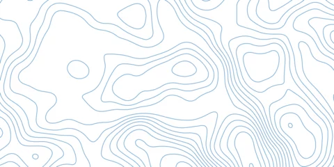 Poster Abstract background of the topographic contours map with geographic line map .white wave paper curved reliefs abstract background .vector illustration of topographic line contour map design . © VECTOR GALLERY
