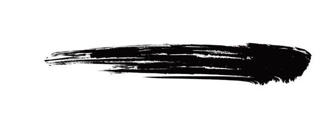 ブラシストローク素材。和風なデザイン素材