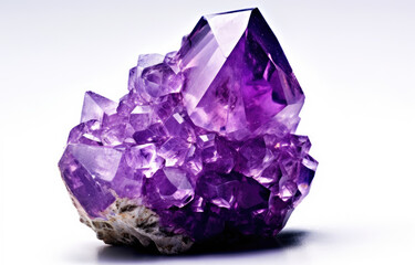 Fototapeta premium amethyst isolated