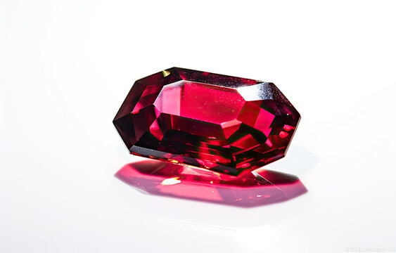Red ruby gems, precious jewel