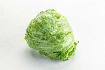 Fototapeta premium Natural organic iceberg salad cabbage