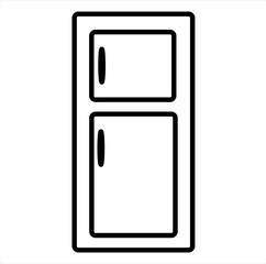 refrigerator isolated on white background