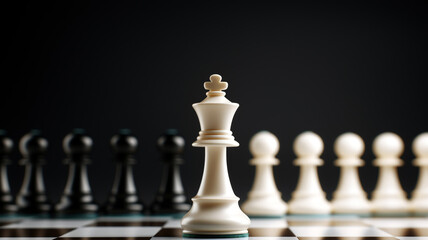 Black vs white chess pawn background high resolution