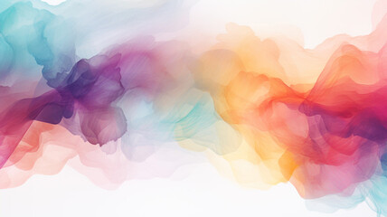 Abstract watercolor background design on white background