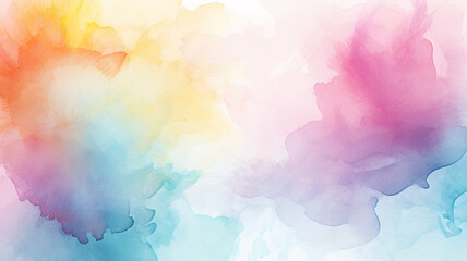 Cute abstract watercolor background design