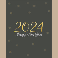 happy new year design 2024.simple card design,poster,greeting card,banner etc.
