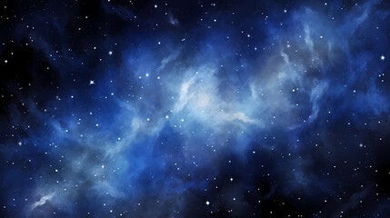 Watercolor outer galaxy stars splash dark abstract background poster web PPT, abstract art background