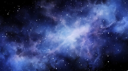 Watercolor outer galaxy stars splash dark abstract background poster web PPT, abstract art background