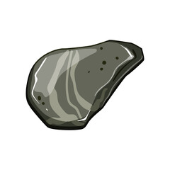 construction pebble stone cartoon. backdrop natural, gray wallpaper, material structure construction pebble stone sign. isolated symbol vector illustration