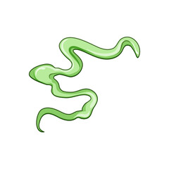 aroma smell fart cartoon. y nose, person model, shocked cloud aroma smell fart sign. isolated symbol vector illustration