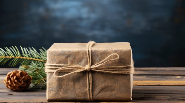 First Christmas Baby Unwrapping Present , Background HD, Illustrations