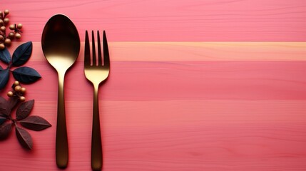 Gold Cutlery Pale Pink Napkin , Background HD, Illustrations