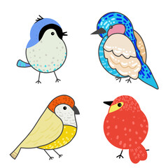 vector set of bird, vector illustration art