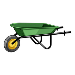 tool wheelbarrow cartoon. garden carry, farm gardening, metal transport tool wheelbarrow sign. isolated symbol vector illustration