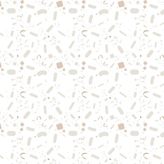 Seamless pattern with abstract elements