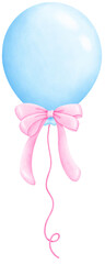 Watercolor Balloon Clipart for Parties and Celebrations