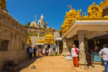 Statue of Lord Shiva was built at Murudeshwar