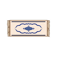 floor wool carpet cartoon. home decoration, material interior, color decor floor wool carpet sign. isolated symbol vector illustration