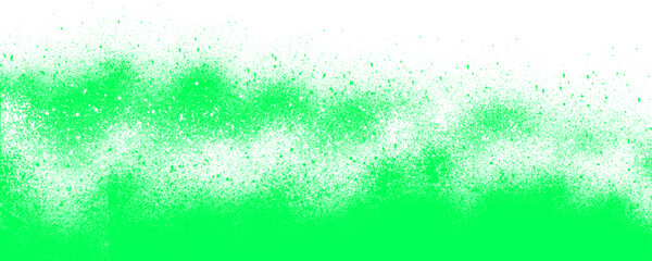 Abstract watercolor depiction With Green and White sky adorned with billowy white . contrasting backdrop of a Green-White sky. Textured turquoise wall resembling aged cement, grunge textures