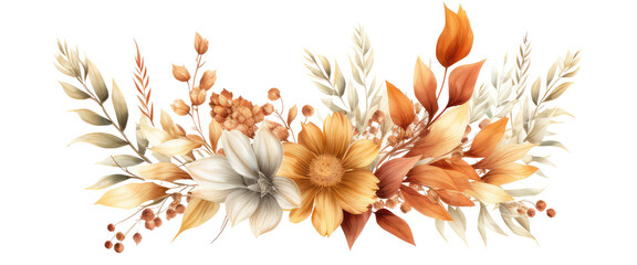 Autumn design elements. Bouquet
Chrysanthemum