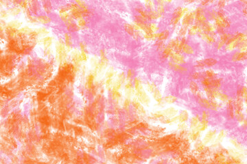 Sloping texture watercolor paint background orange, pink, and yellow color wallpaper illustration.