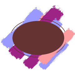 Geometric Frame With Brush