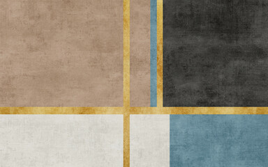 Geometric vintage texture art pattern, monogram background, wallpaper, carpet