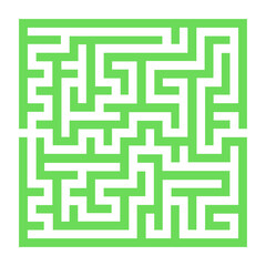 Maze Geometric Illustration