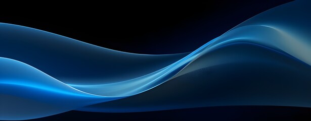 Fototapeta premium Blue Wave Background