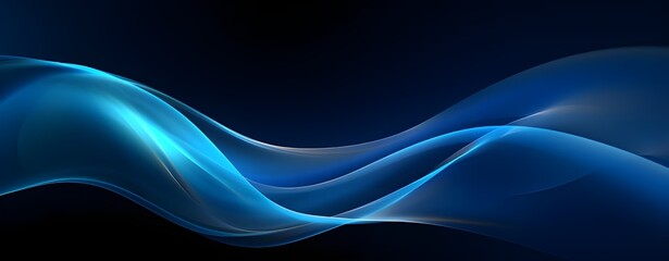 Fototapeta premium Blue Wave Background