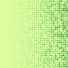 green background with dots