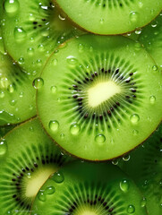 background of green fresh fruits
