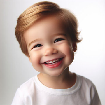 portrait of a smiling little child