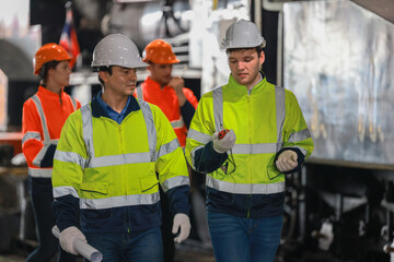 Rail technicians identify, repair engine issues, prevent fuel leaks for efficient train operation