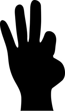 recommend clip art: hand sign silhouette