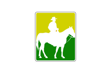horse rider icon