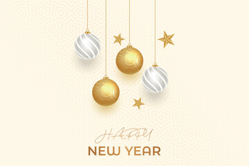 Chinese New Year festival celebration, Happy New Year background decorative elements collection.